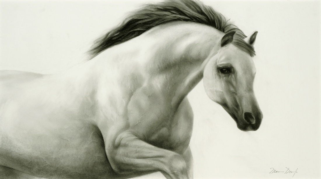 marie donato equestrian painting