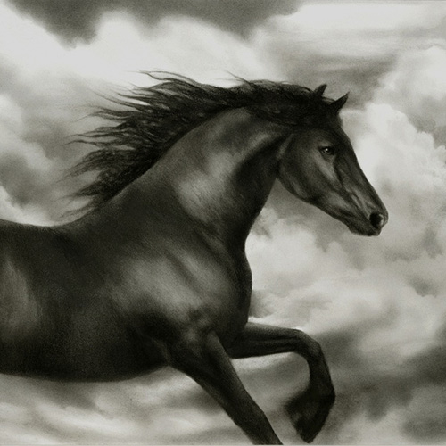 equestrian painting